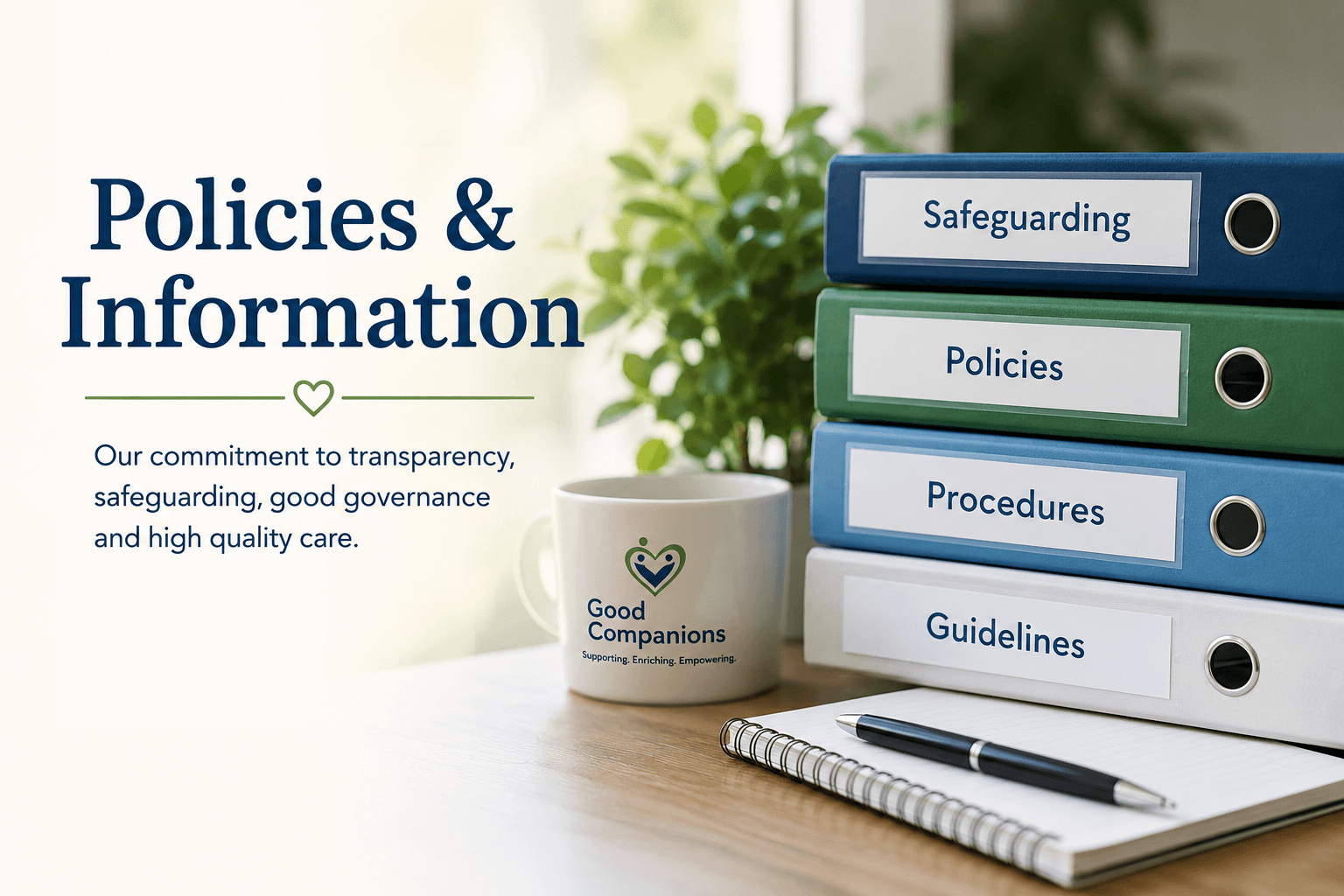 Good Companions Cumbria Policies